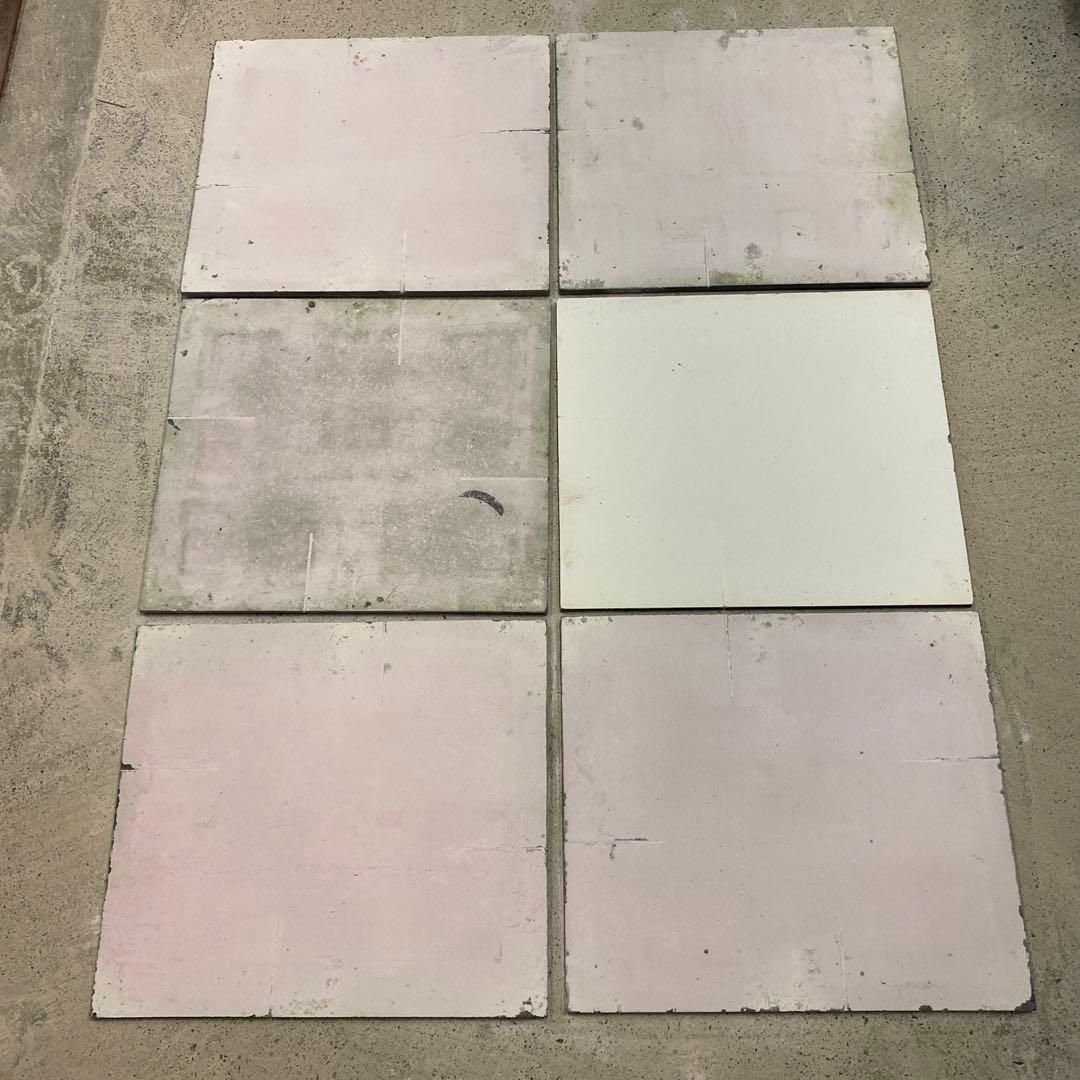 【中古品】陶芸　棚板35×40(厚8mm)6枚組③(スリット有り)