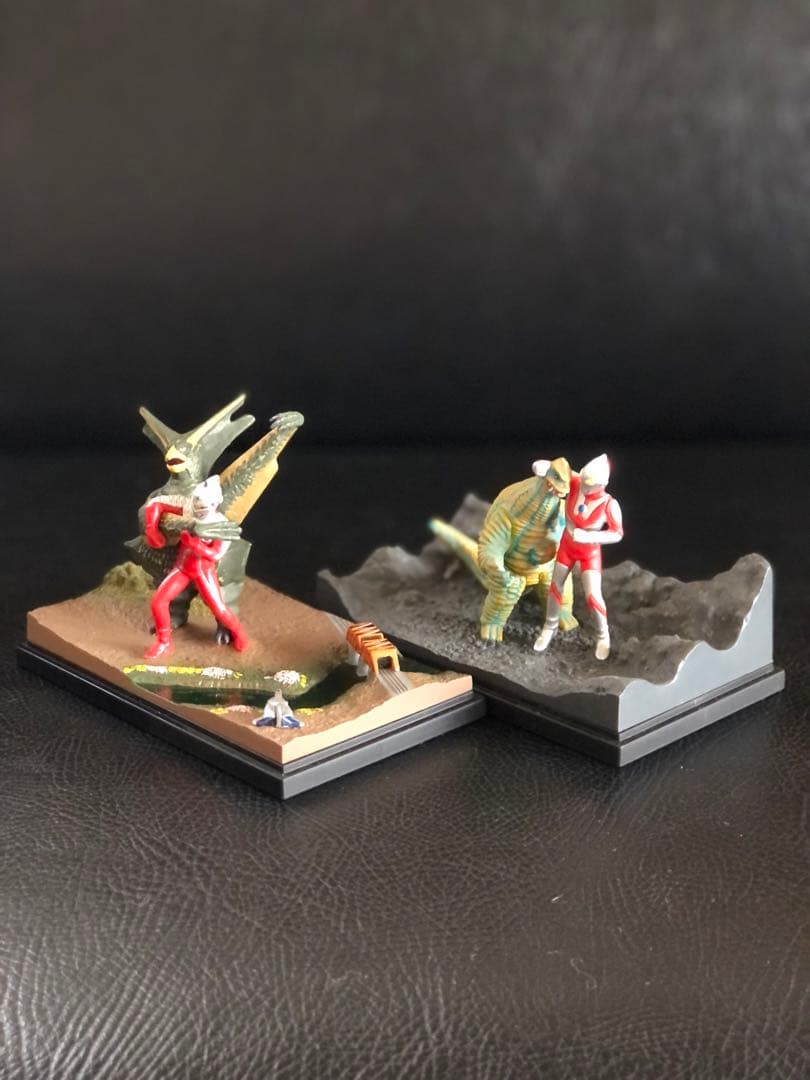 大怪獣シリーズ　どくろ怪獣レッドキング　再生怪獣ギエロン星獣　ジオラマ