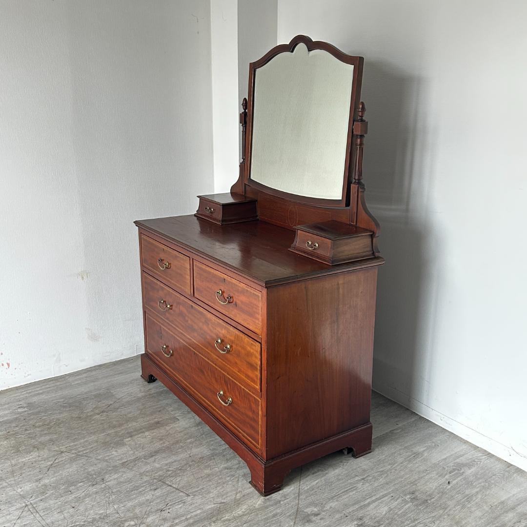 イギリス アンティーク家具 ドレッシングチェスト 鏡台 1930年頃 803A