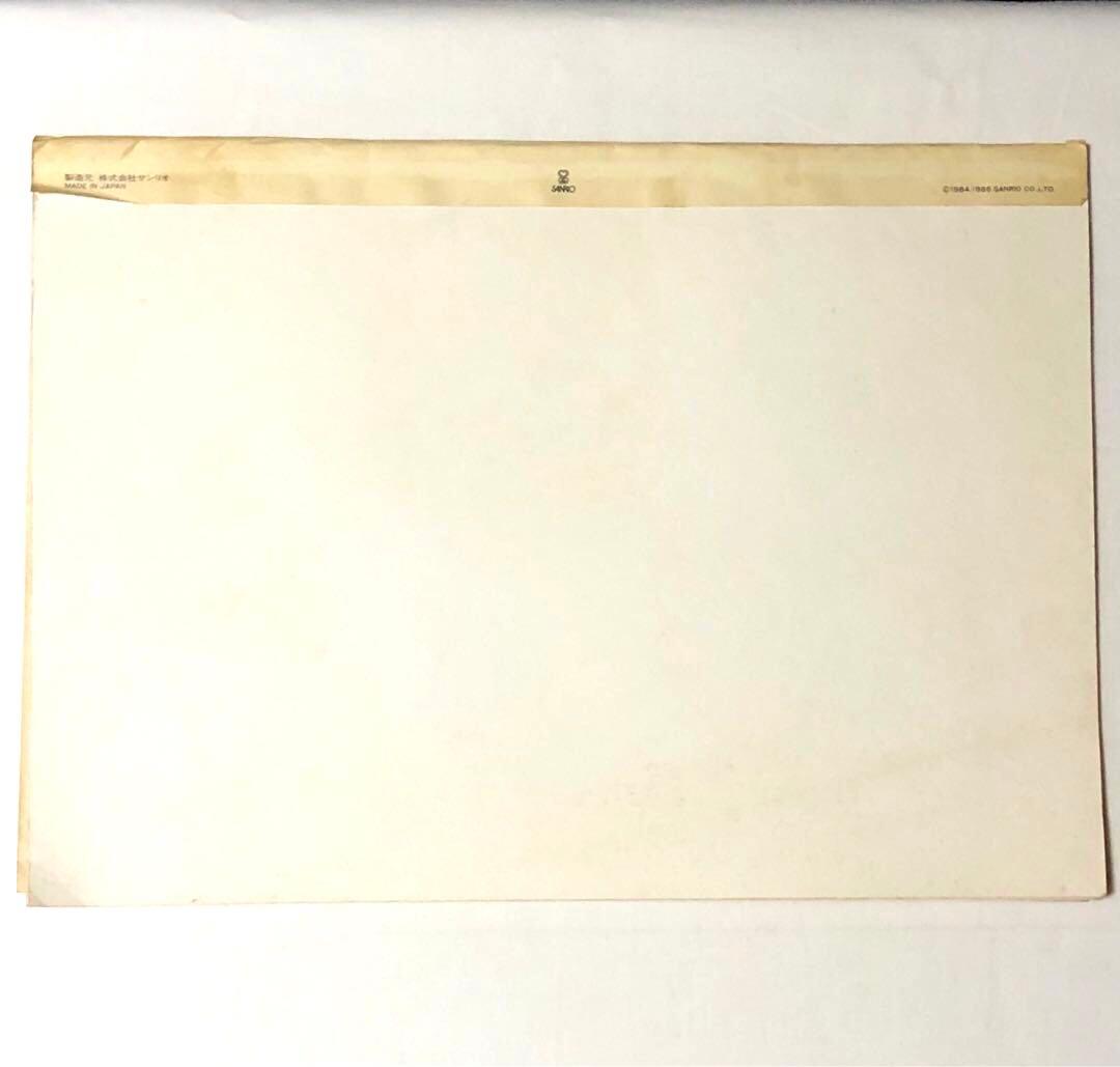 昭和レトロ 非売品 1988年 サンリオ みんなのたあ坊　画用紙　希少