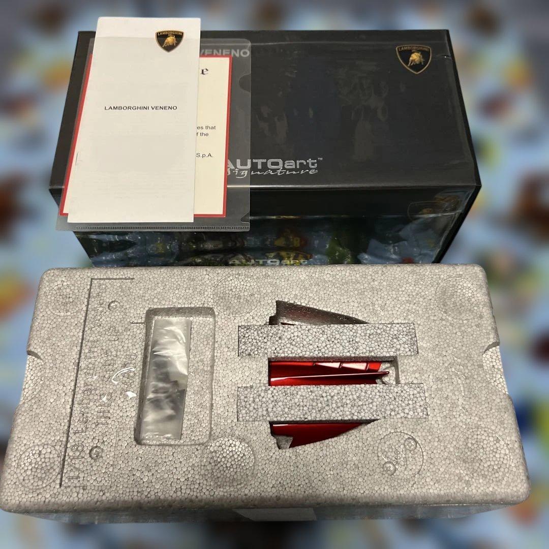 オートアート　1/18 Lamborghini Veneno レッド