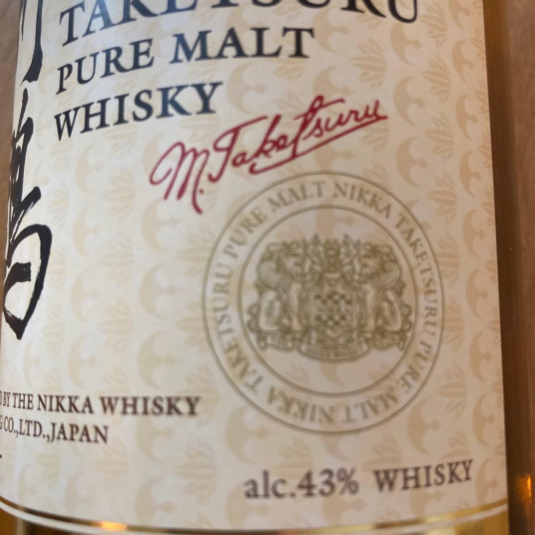 竹鶴 PURE MALT ウイスキー 700ml 43%