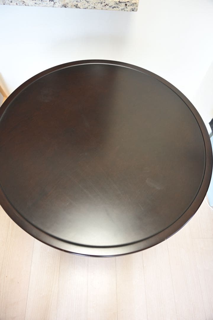 ミ*ナ様 大塚家具 秋田木工 ダイニングテーブル（丸）「T-130」 ナラ材／ブ