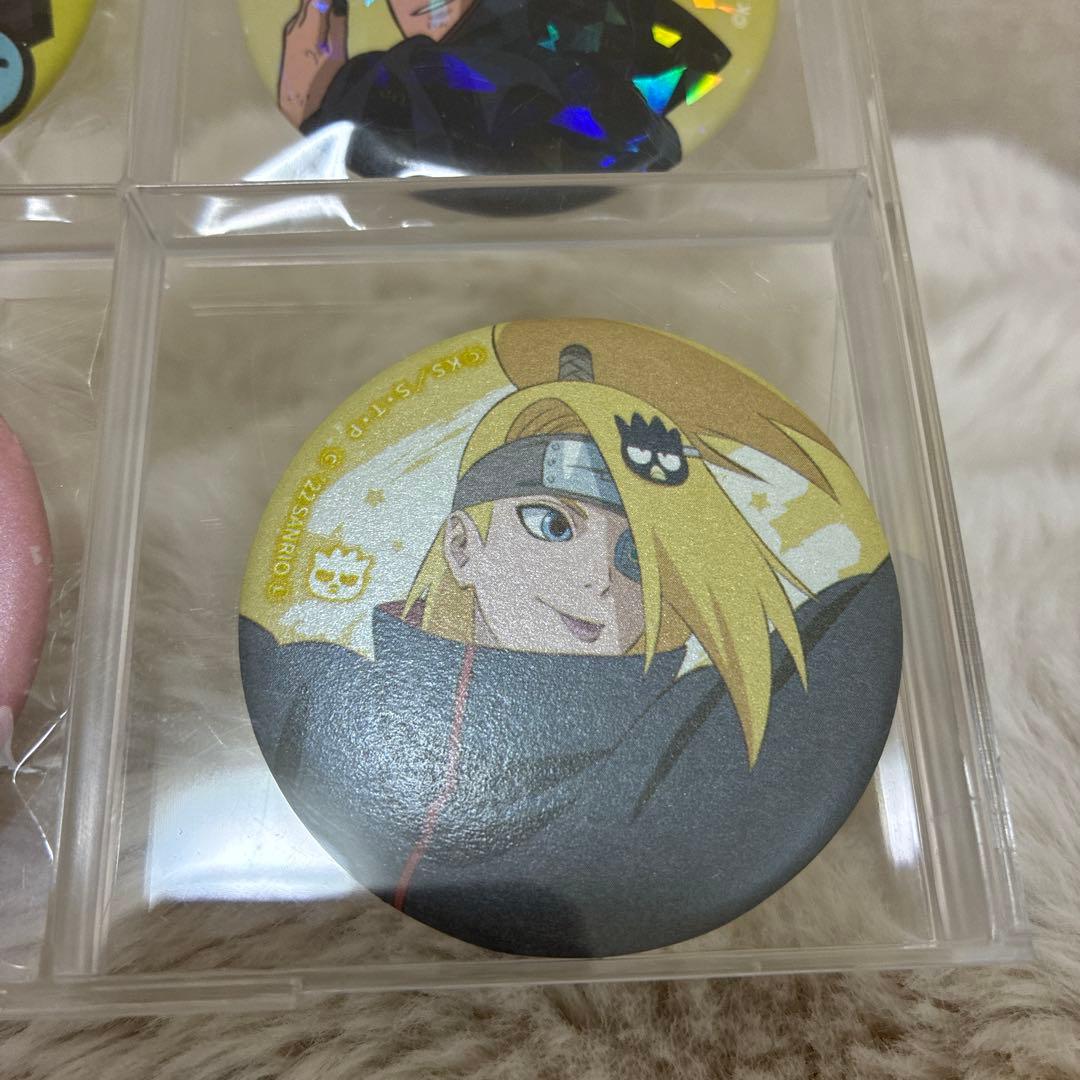 NARUTO デイダラ　缶バッジ 6個セット　サンリオ