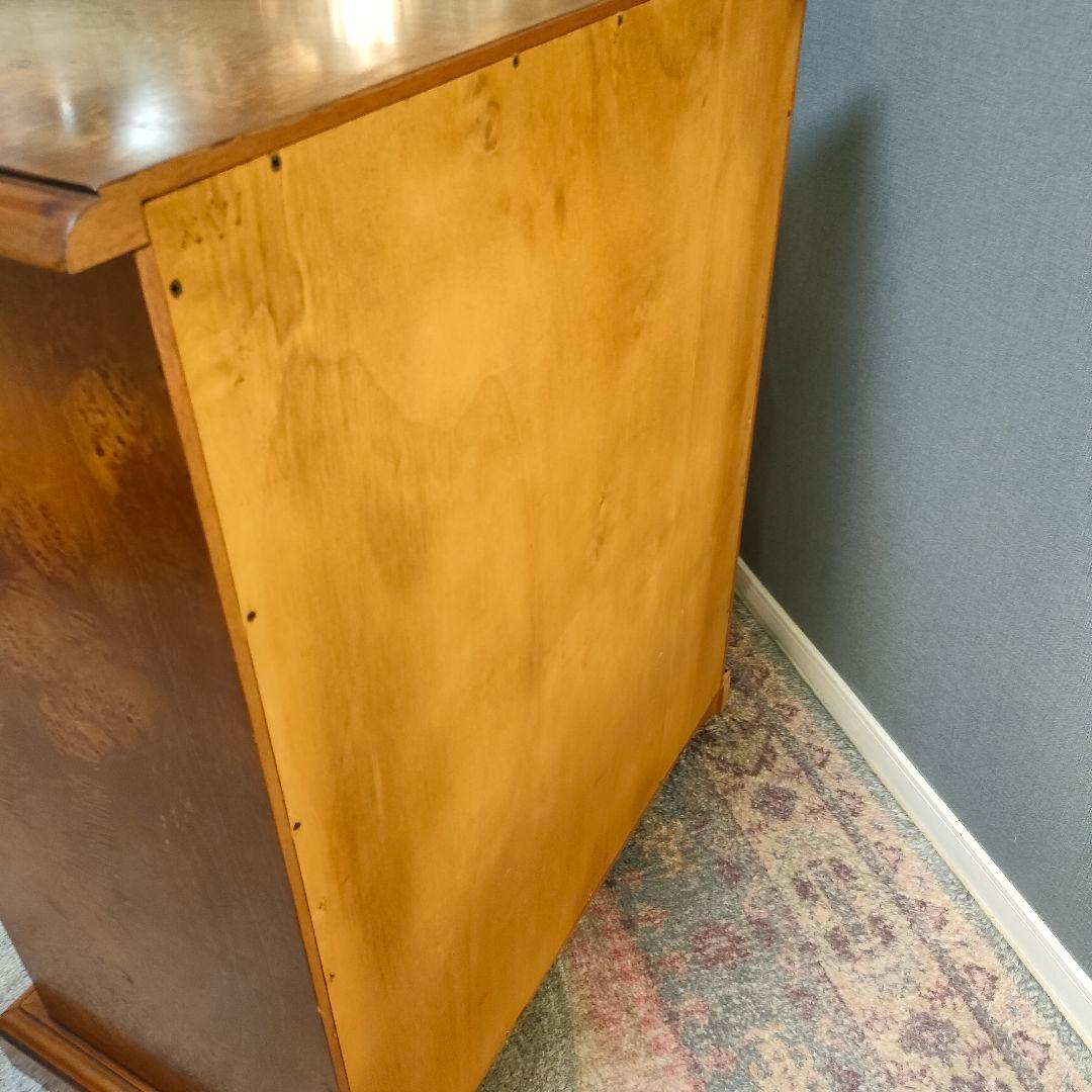 【ヴィンテージ 希少バールウッド】イタリア製クラシックキャビネット 鍵付き