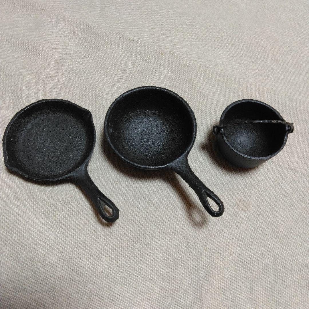 ヴィンテージCRECENTミニチュア鋳鉄製ストーブ·アンティークキッチン·レア