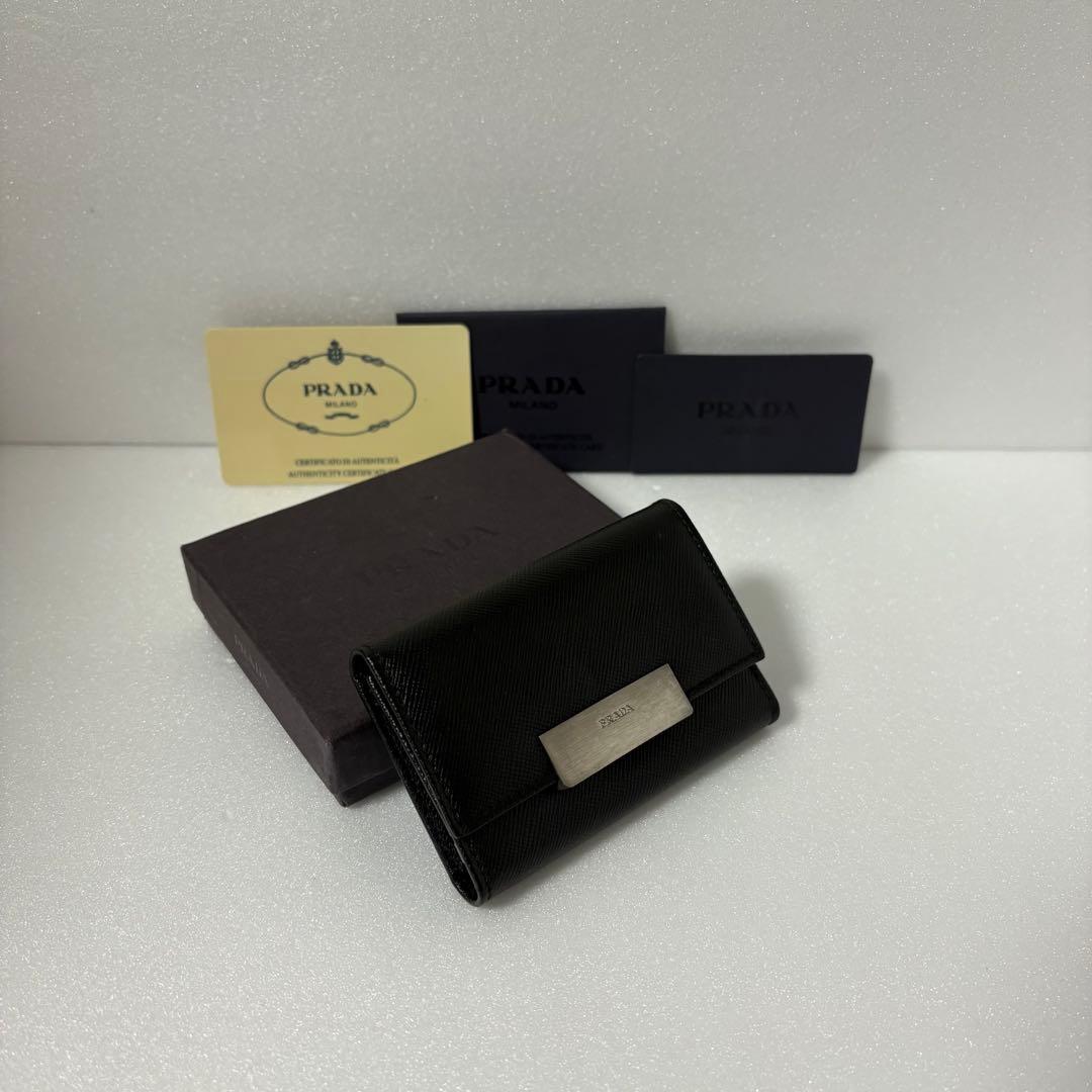 小物 10s prada archive leather key&card case