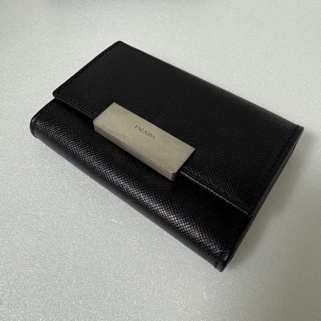 小物 10s prada archive leather key&card case