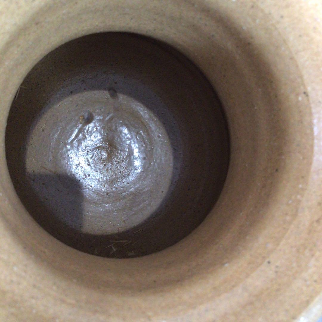 Ｓ１２６　水指　『芸州焼』『西本瑛泉造』『耳付水指』　共箱　茶道具