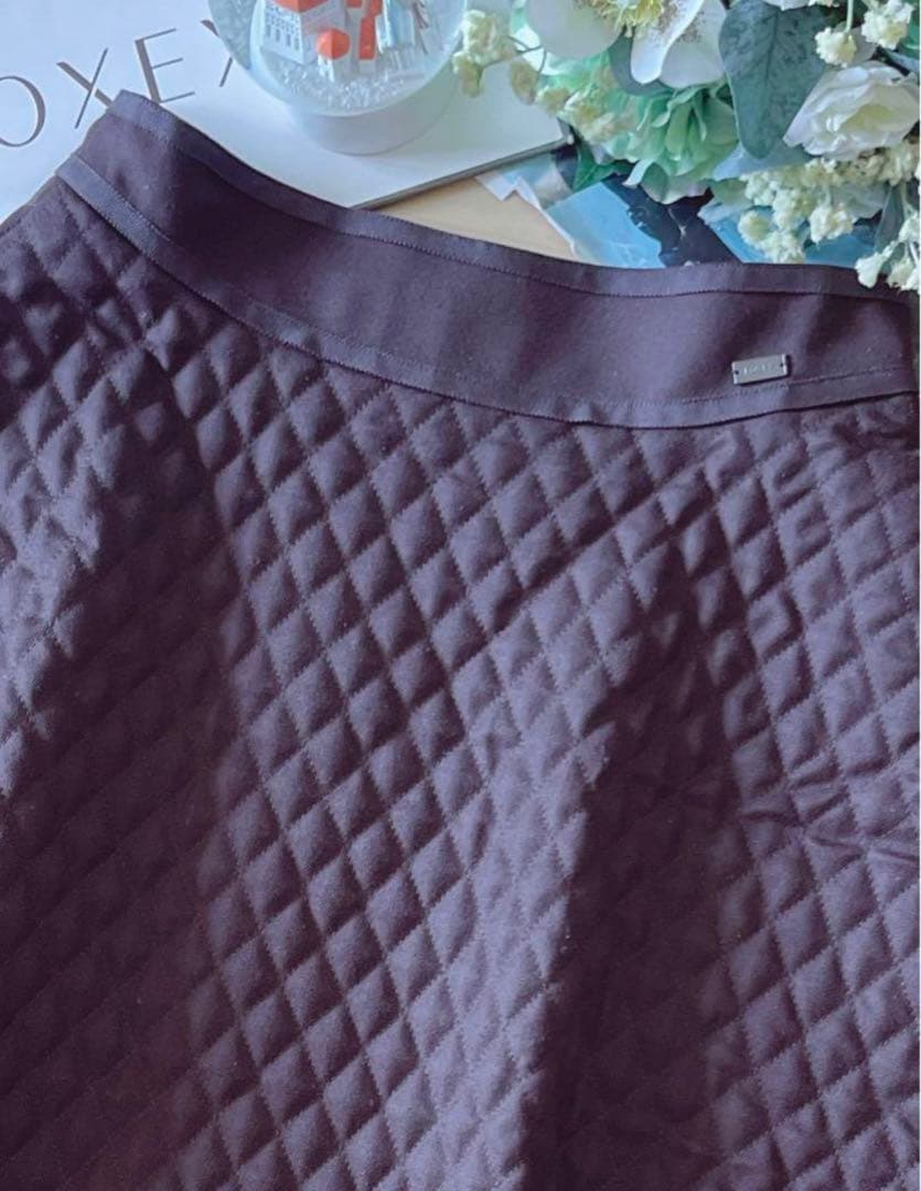 極美品！FOXEYクロスフレアスカート 40 Rene foxey