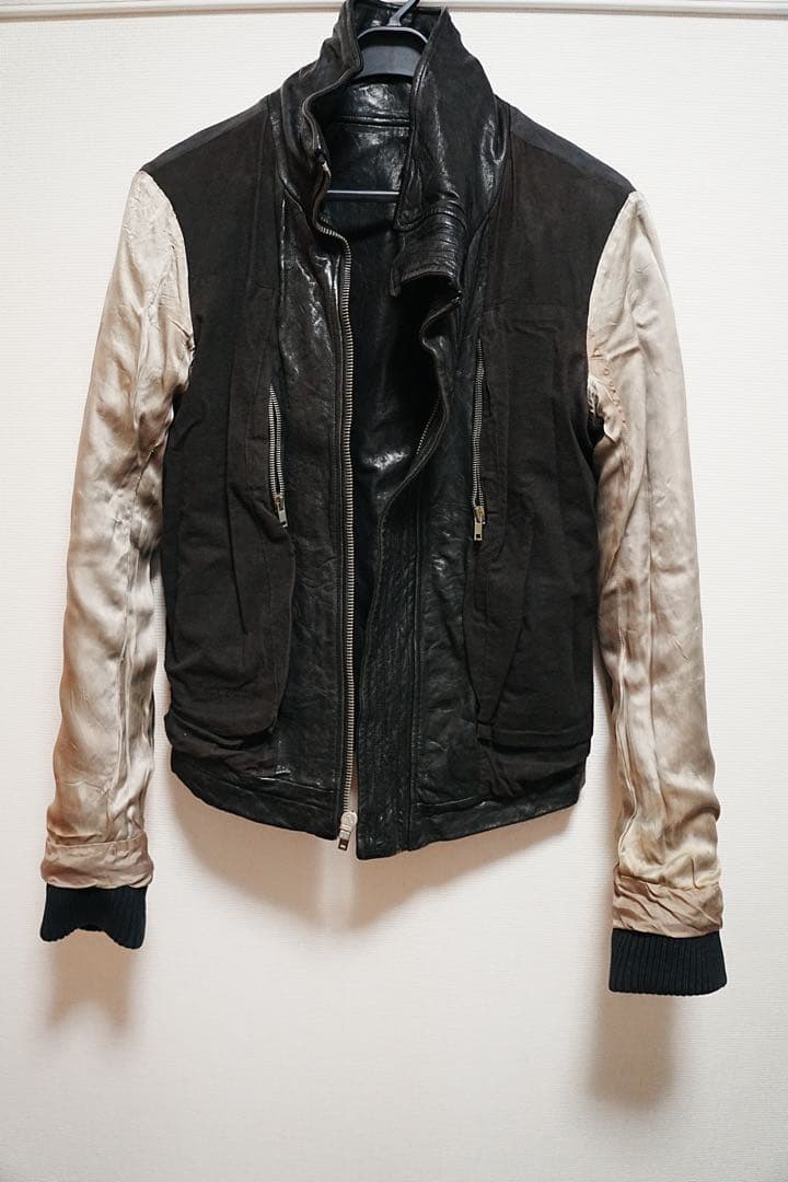Rick Owens リックオウエンス　ラムレザージャケット　XS