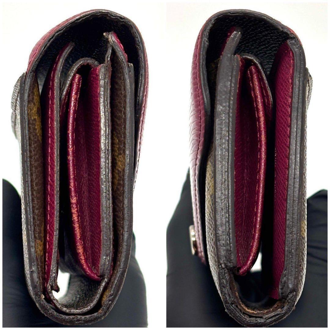 s*様 ルイヴィトン 三つ折り財布 モノグラム ポルトフォイユ・マリールー コン