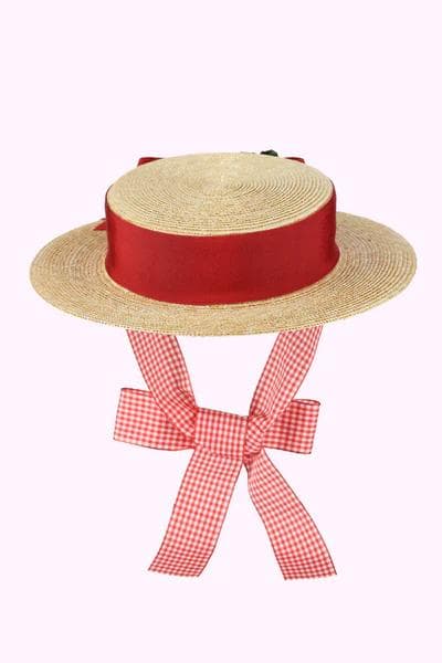 いちごギンガムリボンキャノチェ・いちごバスケット・Fサイズ・シャーリーテンプル