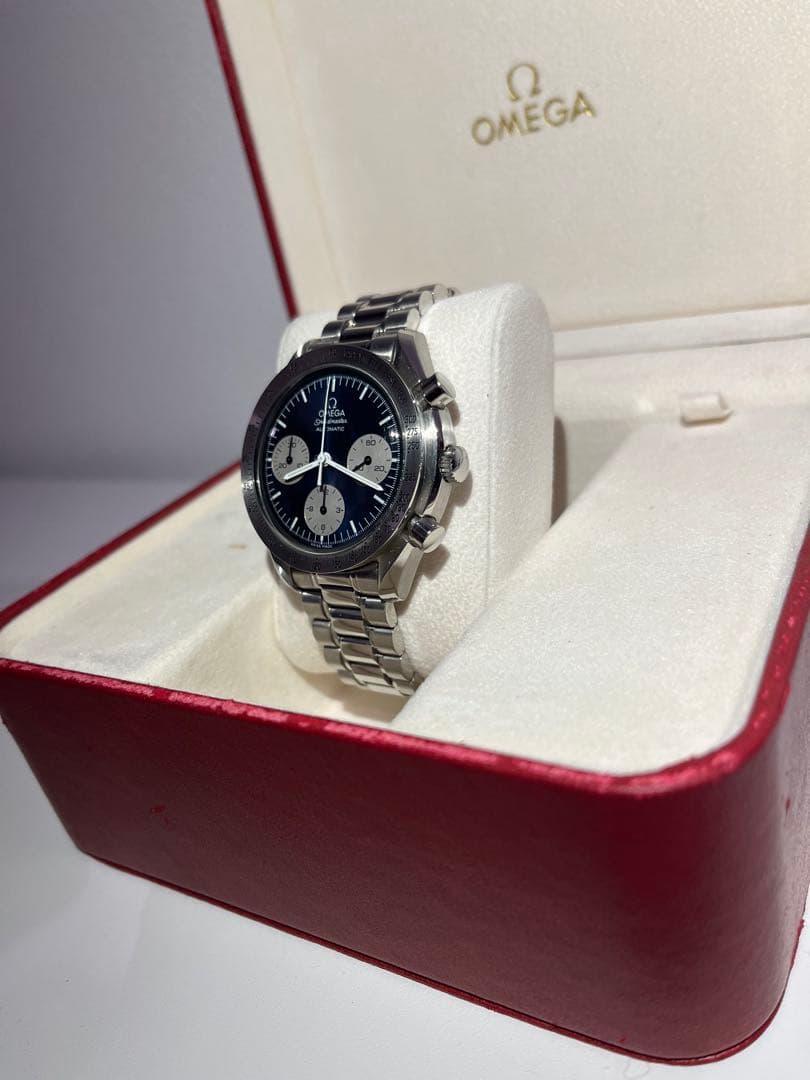 OMEGA オメガ スピードマスター 日本限定 3510.82 自動 青 パンダ