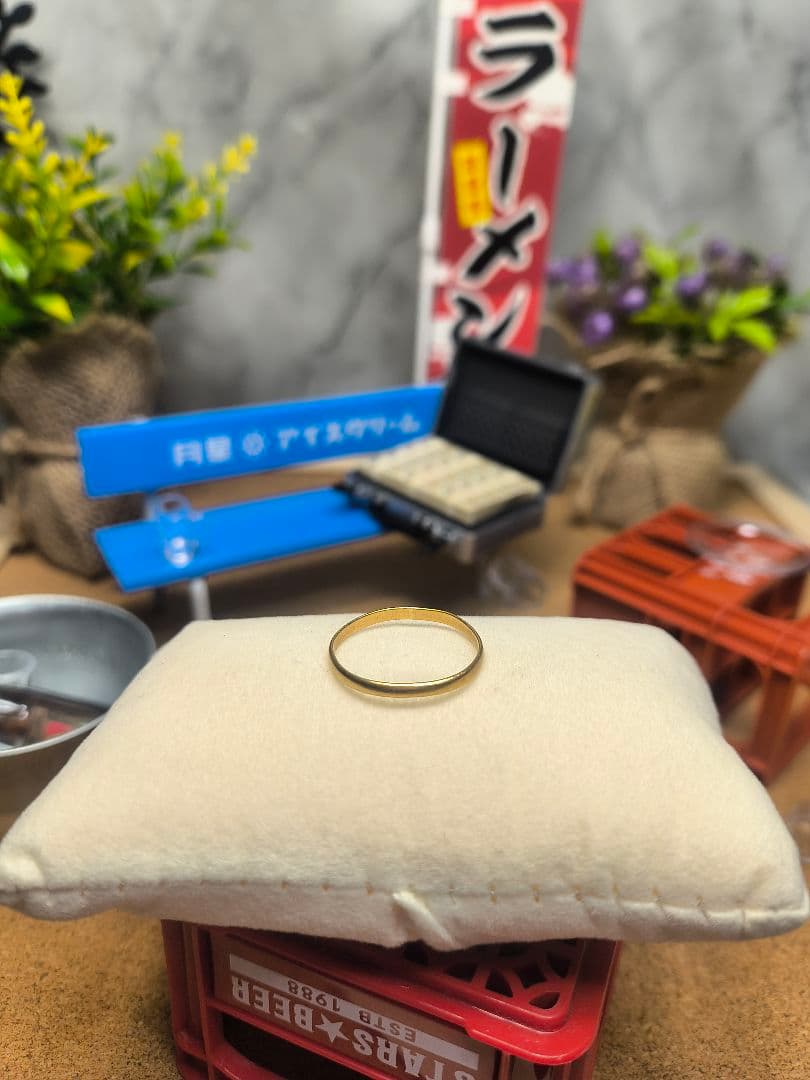 ✨K18✨リング✨刻印あり✨1.0g✨
