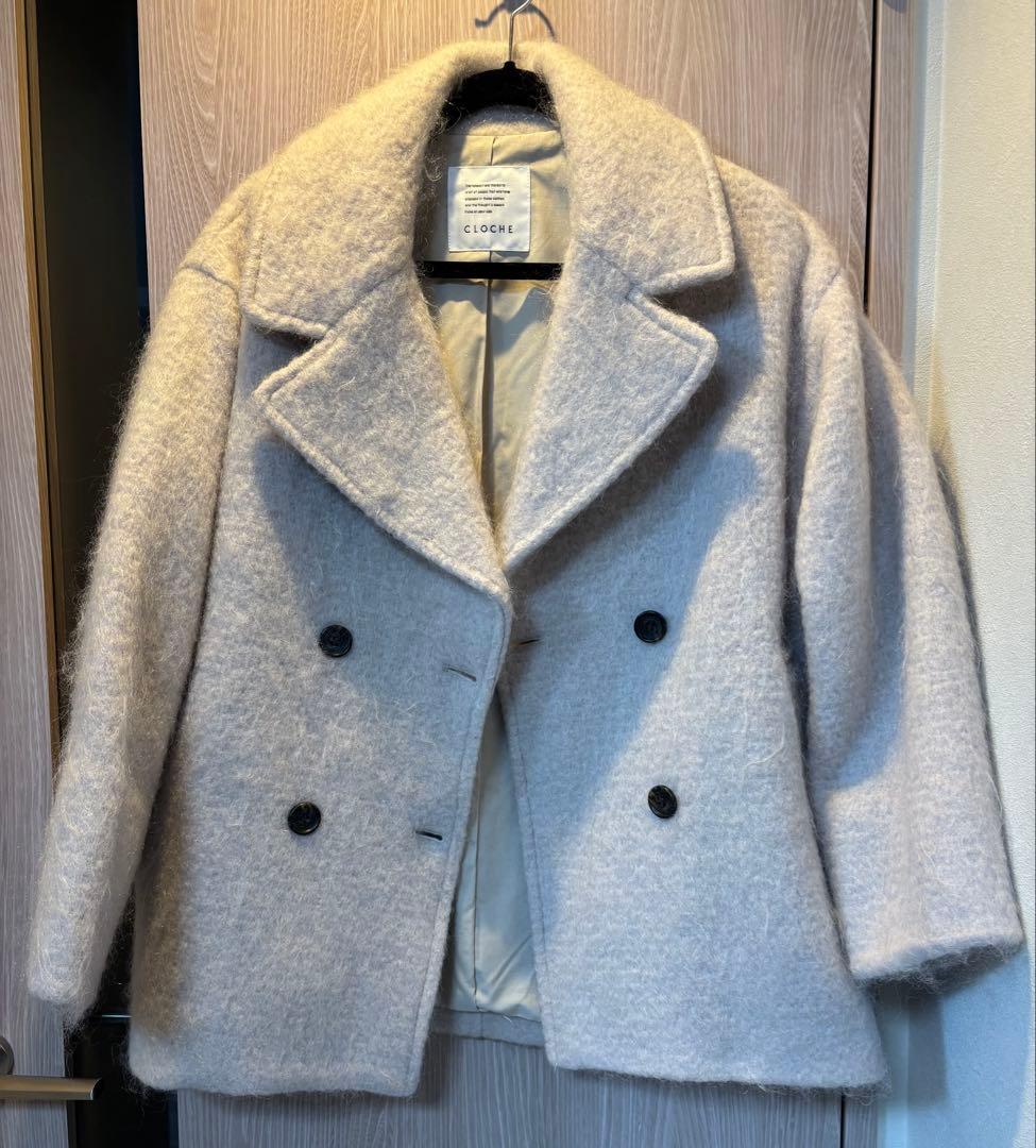 CLOCHE クロッシェ シャギーミディＰコート