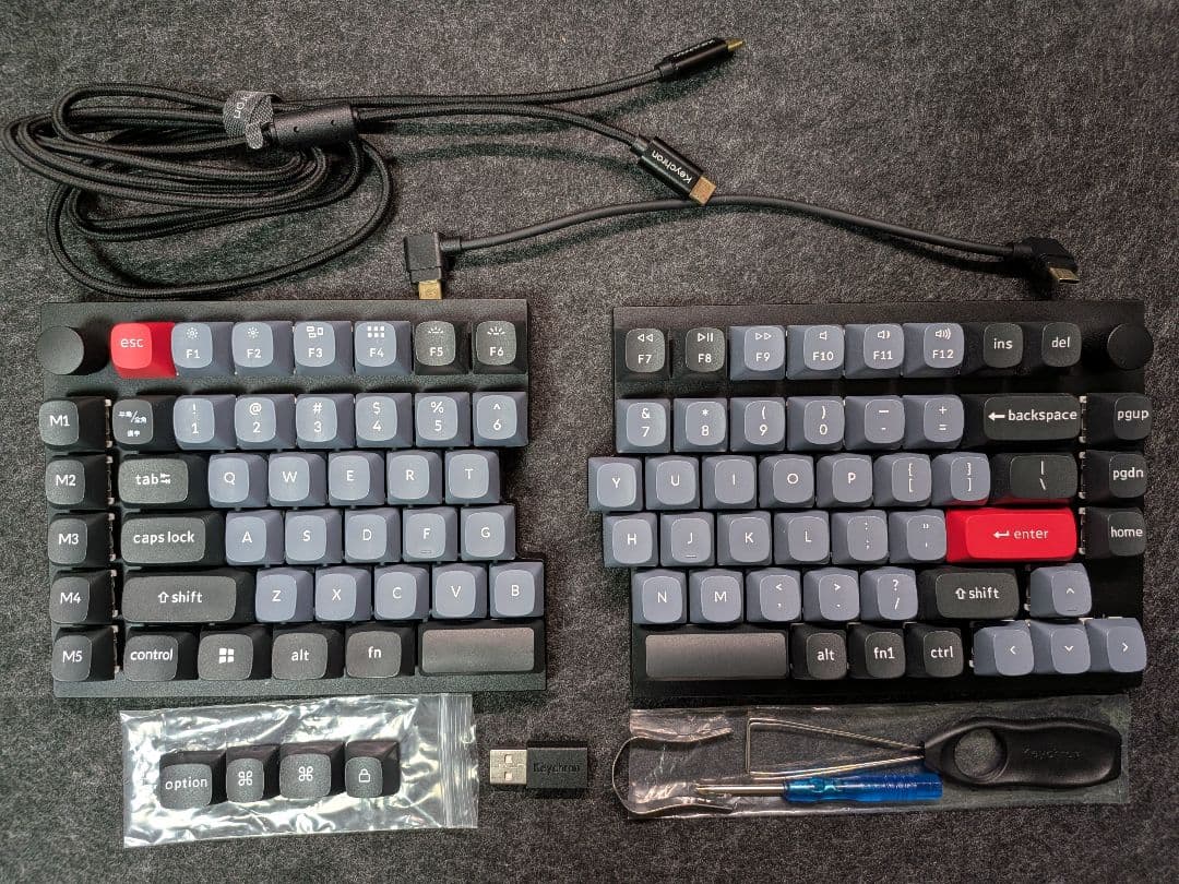 Keychron Q11 QMK カスタムメカニカルキーボートUS ANSI配列