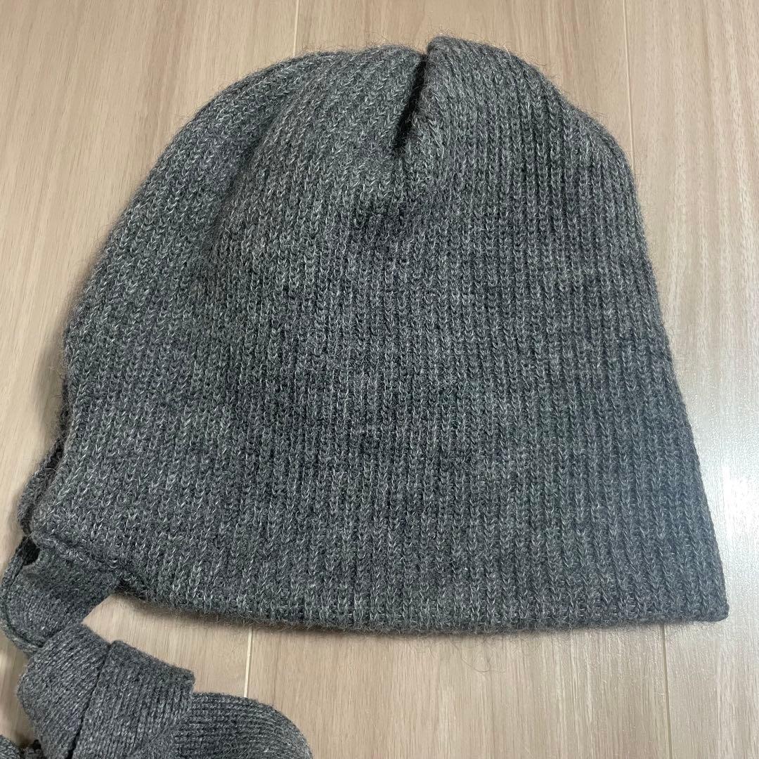 【完売品】ENTWURFEIN＜エントワフェイン＞ ニットキャップ グレー
