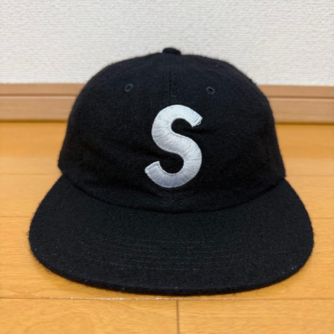 Supreme Wool S Logo 6-Panel ブラック 19aw