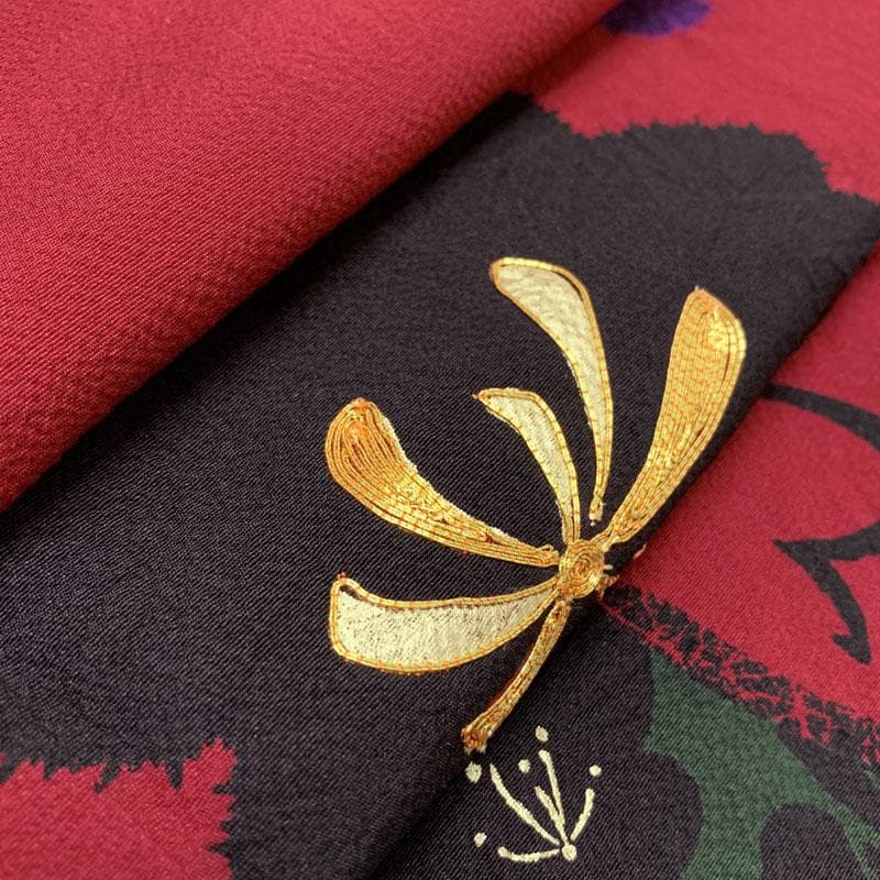 510z24☆人気！振袖 身幅広め 高身長 モダン 金駒刺繍☆美品 成人式結婚式