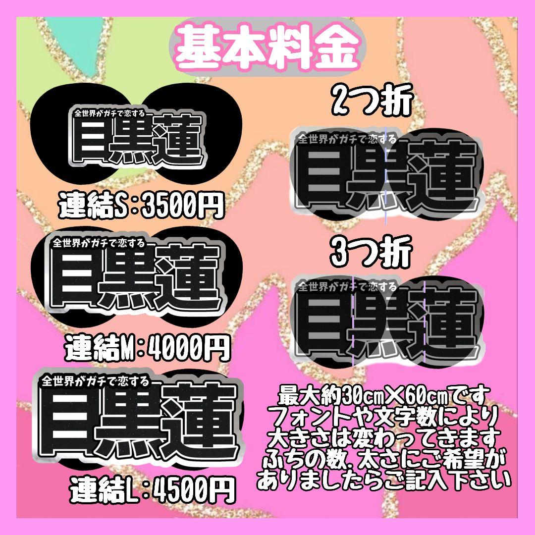 連結文字パネル 連結文字 連結うちわ うちわ文字 オーダーページ