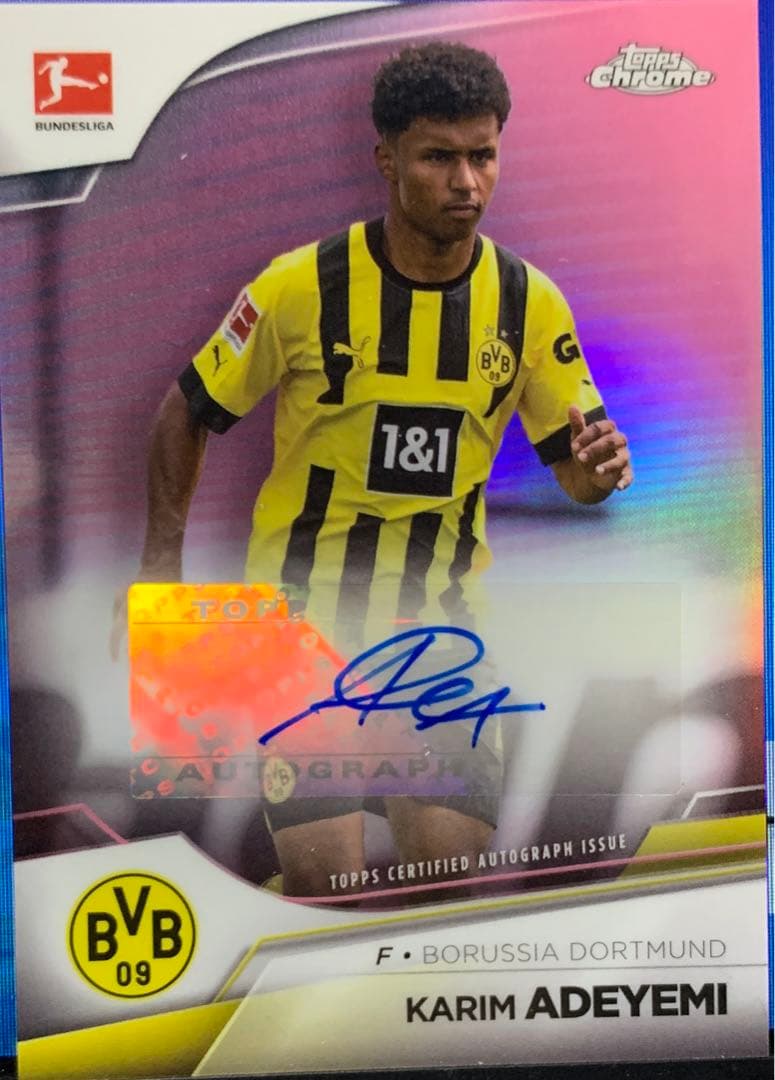 カリム　アデイェミ　サイン　adeyemi ドルトムント　75シリ