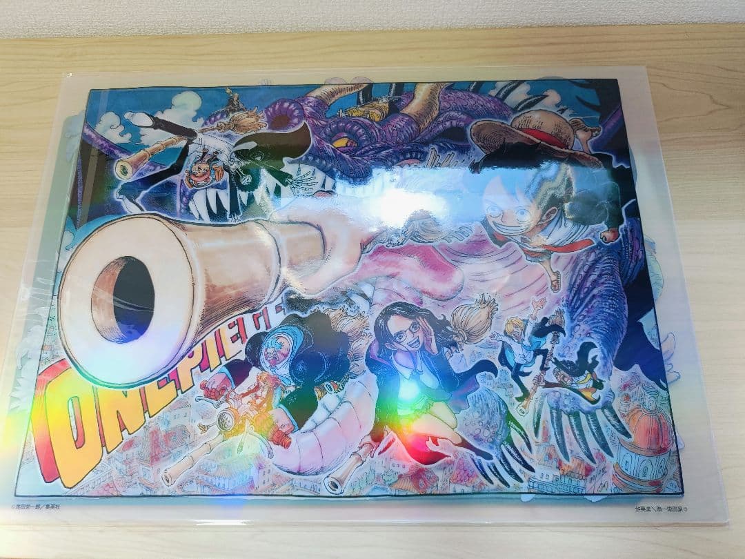 ワンピース　ホログラムクリアポスター　応募者全員サービス　【新品未開封品】