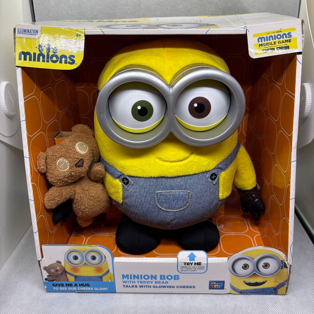 ミニオンズ ボブ with テディベア トーキング&ライトアッププラッシュ