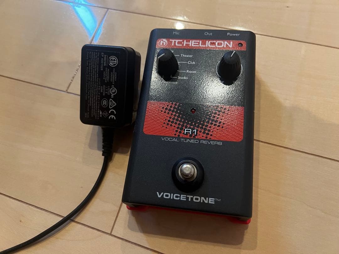TC Helicon R1 ボーカルチューンド リバーブ