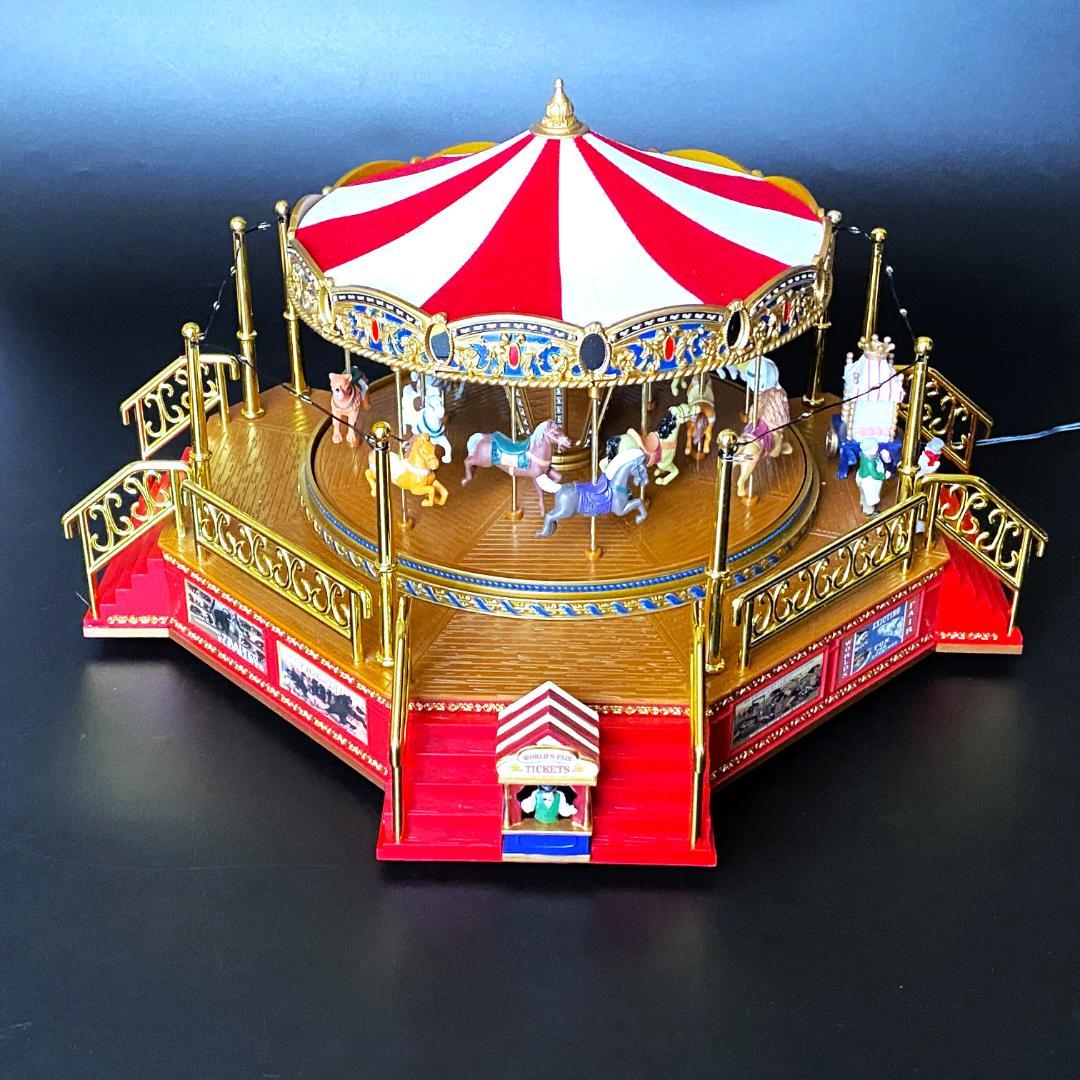【美品】ミスタークリスマス★カルーセル★ゴールドラベル★メリーゴーランド