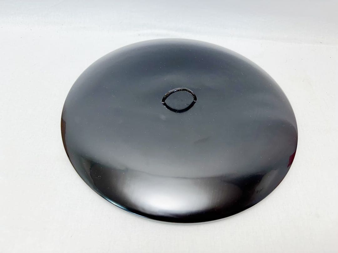 未使用 茶道具 ギャマン平水指 義山水指 替蓋付 クリスタル ガラス 水指 木箱