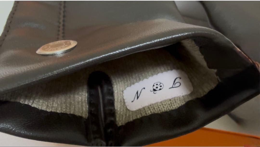 【新品・未使用】エルメス　メンズ　オーダーグローブ