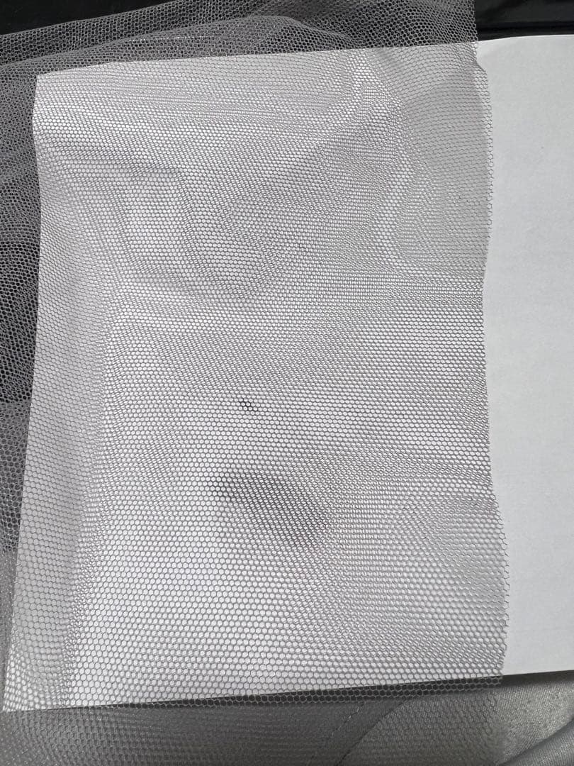 furfur ハーフスリーブチュールドレス　GRY