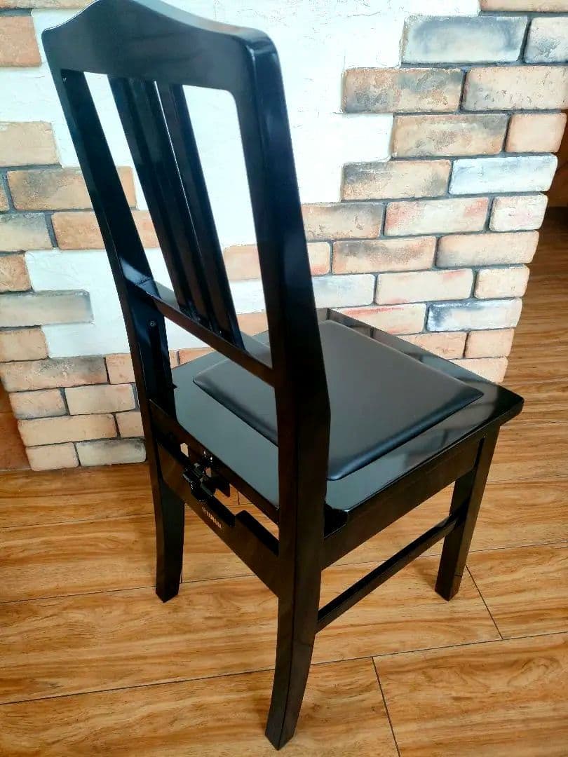 美品　YAMAHA NO.5 (PI5)　グランドピアノ椅子　ブラック