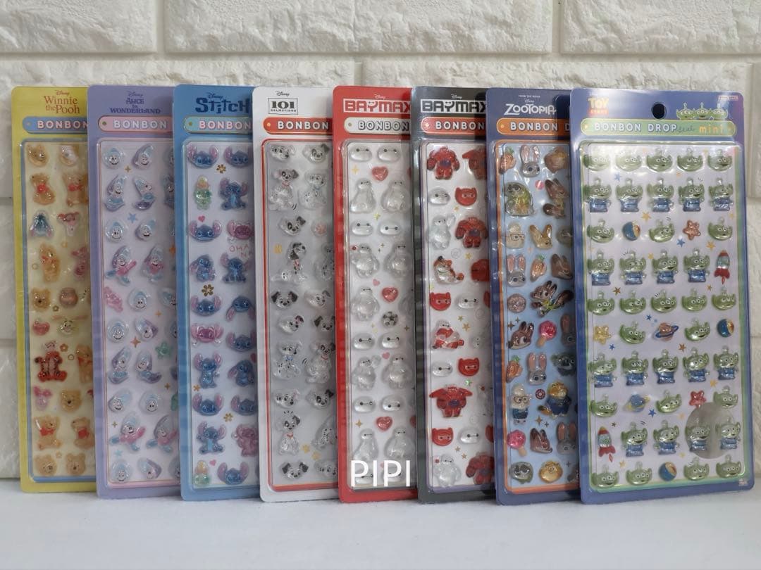 ボンボンドロップシールミニ　ディズニー　全種セット　コンプリート