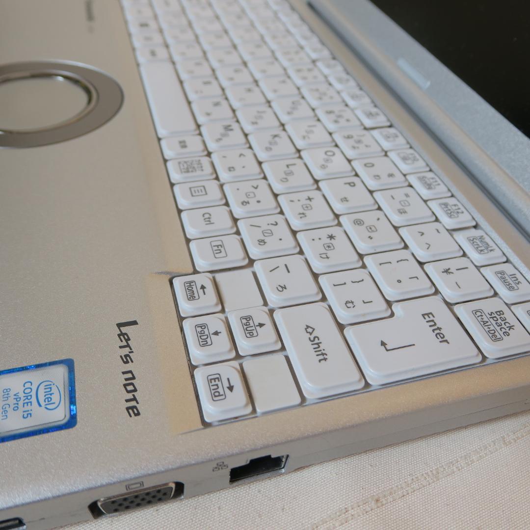 レッツノートi5-8世代／NVMe256GB／メモリ8GB／Office2024