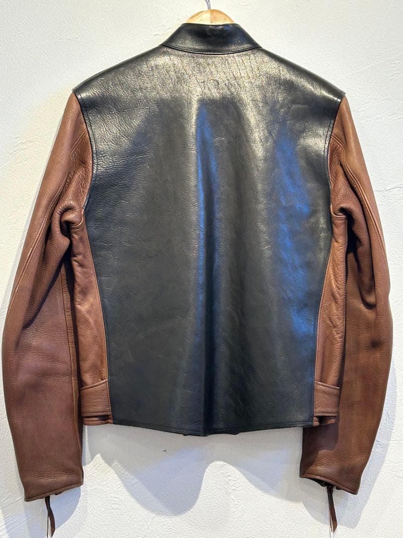 Heller's cafe ヘラーズカフェ モーターサイクルジャケット　38