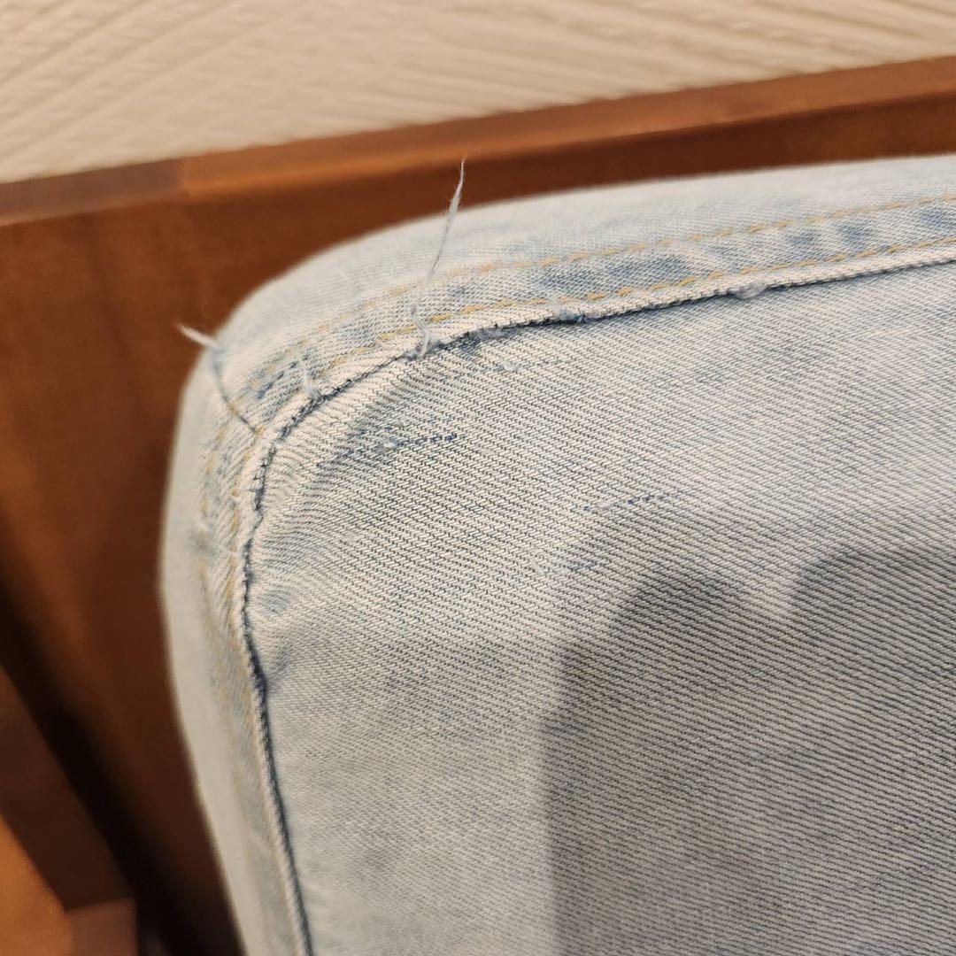 unico ウニコ SWELLA スウェラ デニム地 ベンチソファ　オットマン