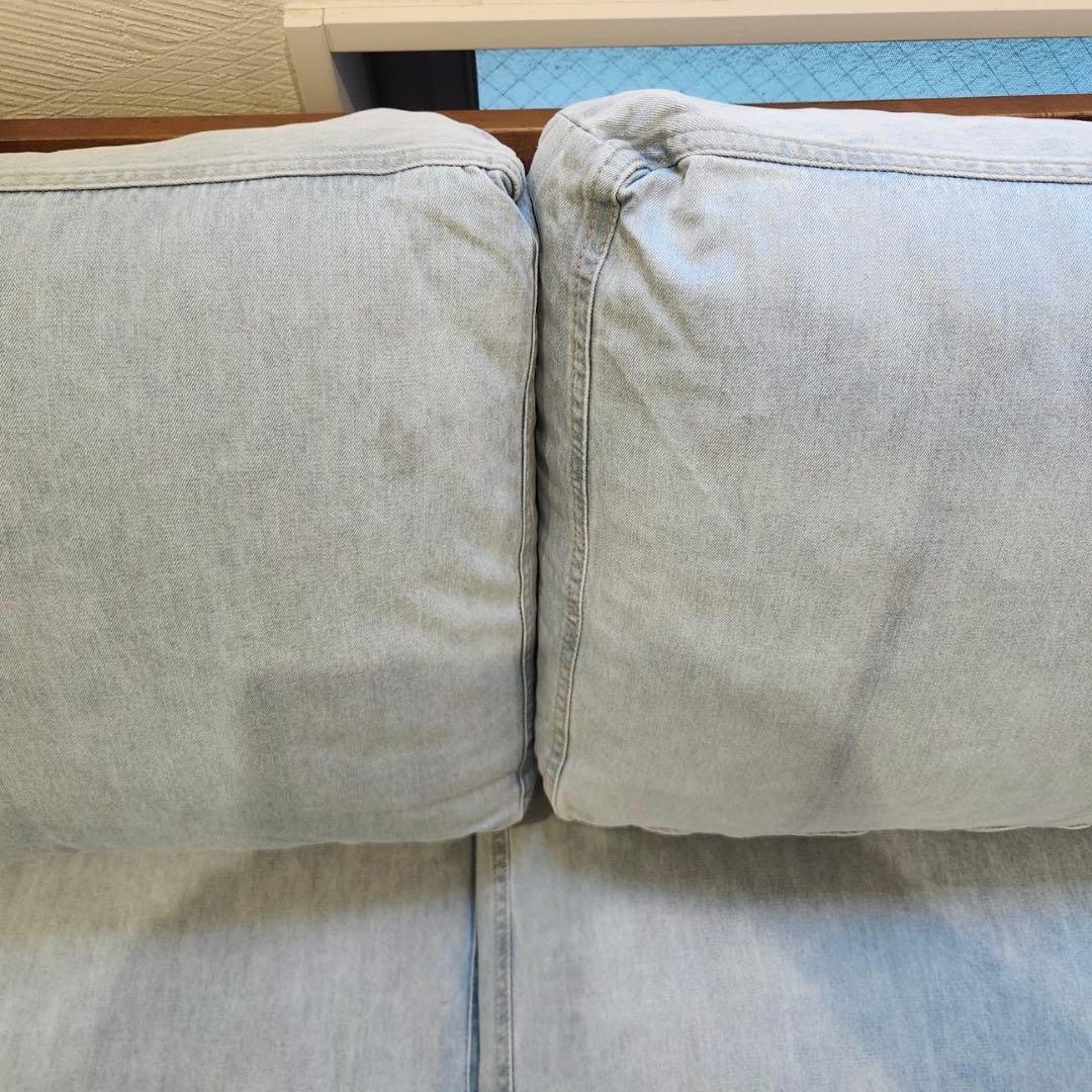 unico ウニコ SWELLA スウェラ デニム地 ベンチソファ　オットマン