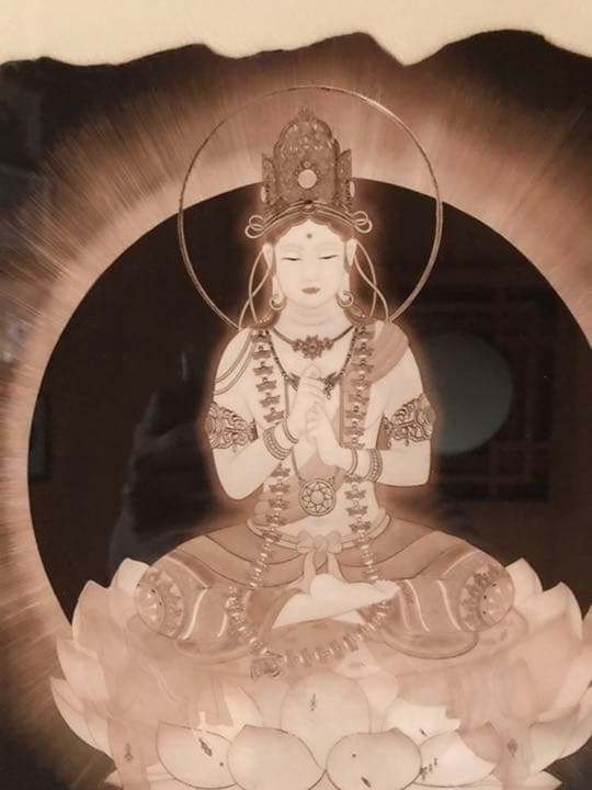 草場一壽　フレスコジクレ「大日如来」