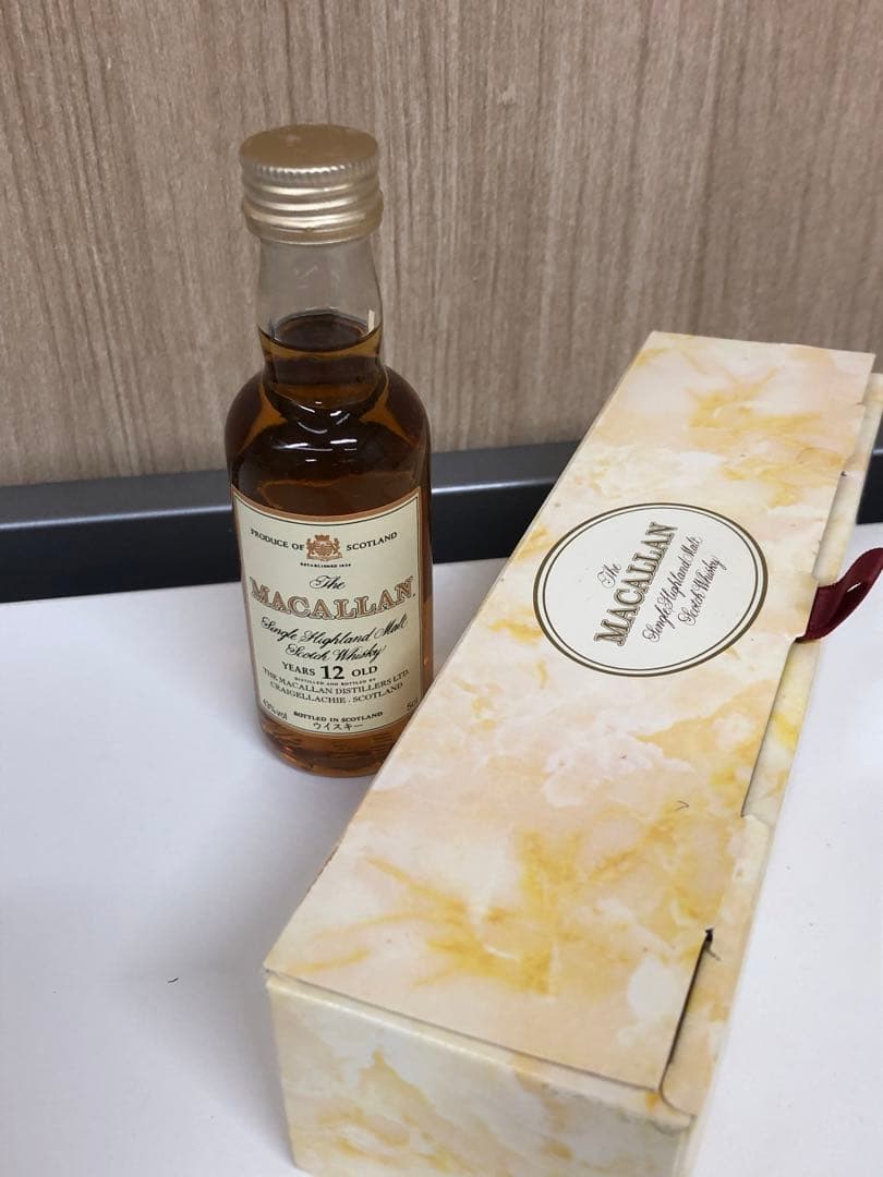 マッカラン 12年 ミニボトル シングルモルトウイスキー 50ml 化粧箱