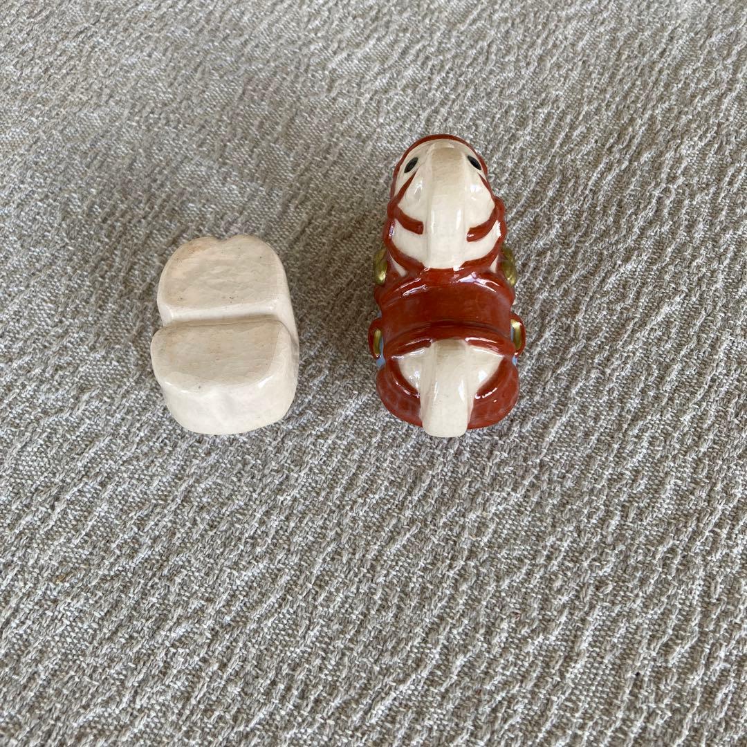 伊東桂楽　馬香合　福馬　桂窯　茶道具