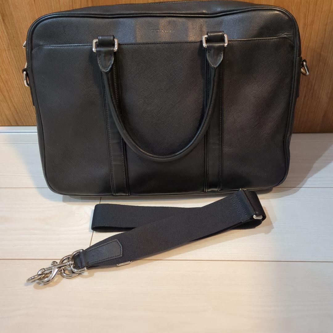COACH コーチ レキシントン サフィアーノ レザー スリム ビジネスバッグ