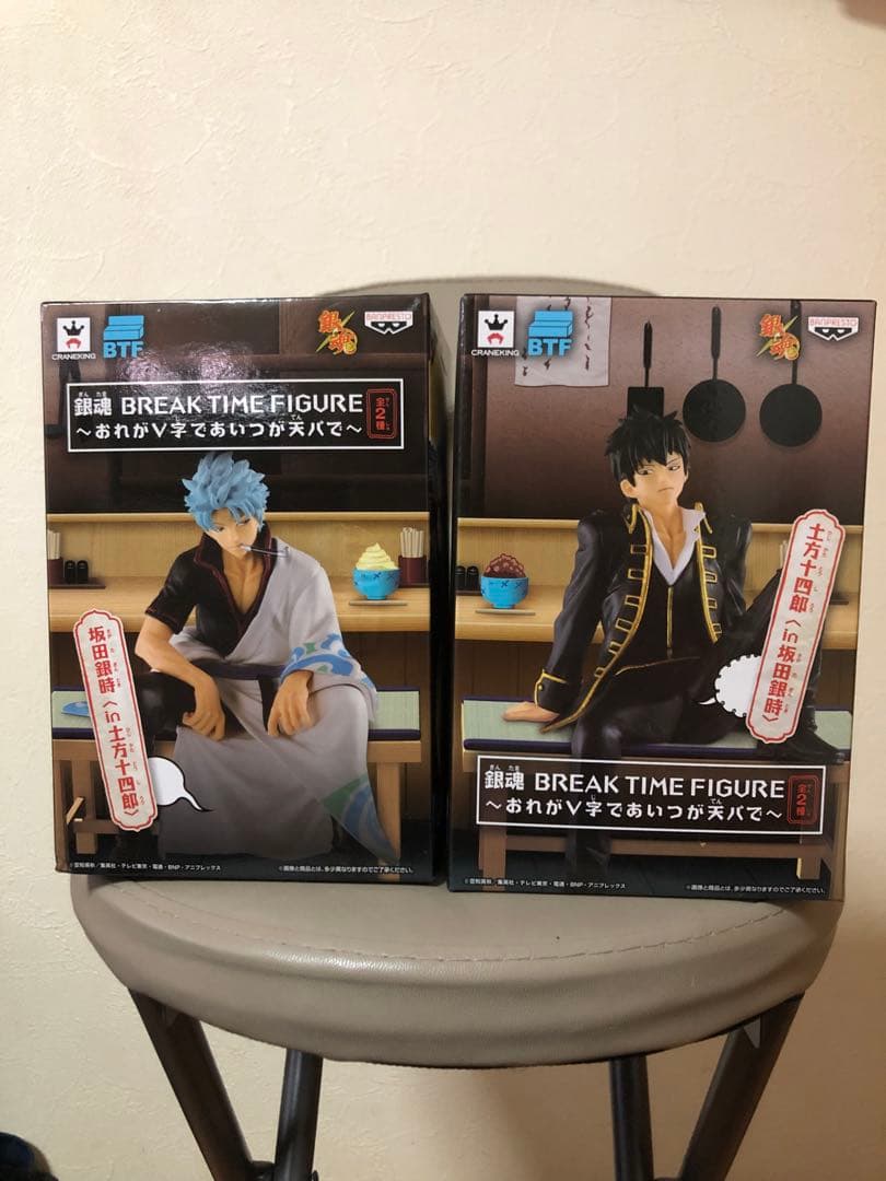 銀魂　坂田銀時 志村新八 セット BREAK TIME FIGURE