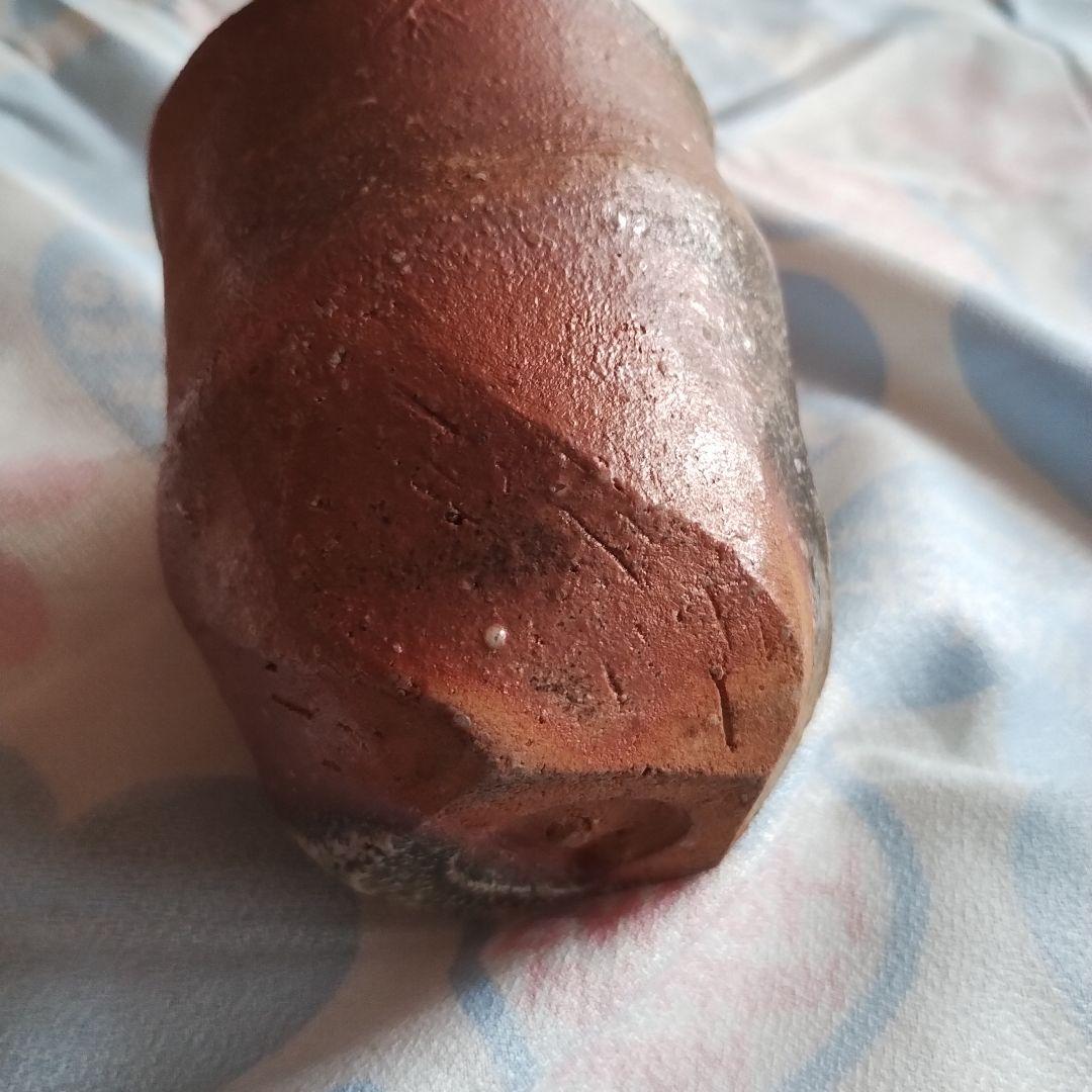 藤岡周平【師：谷本光生】〇伊賀湯呑〇共箱・布（サインあり）