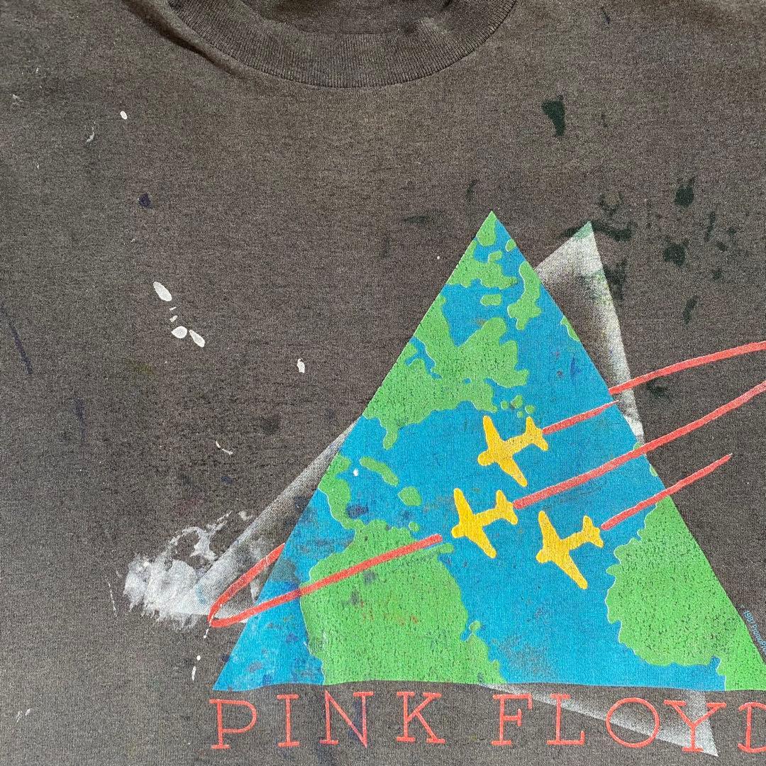 80s ビンテージ PINKFLOYD ピンクフロイド ロックT フェード レア
