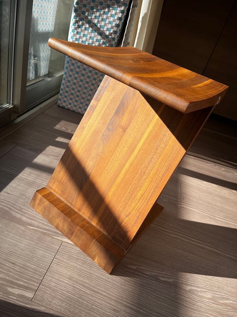 ん*様 木製　Ｚスツール 広松木工？