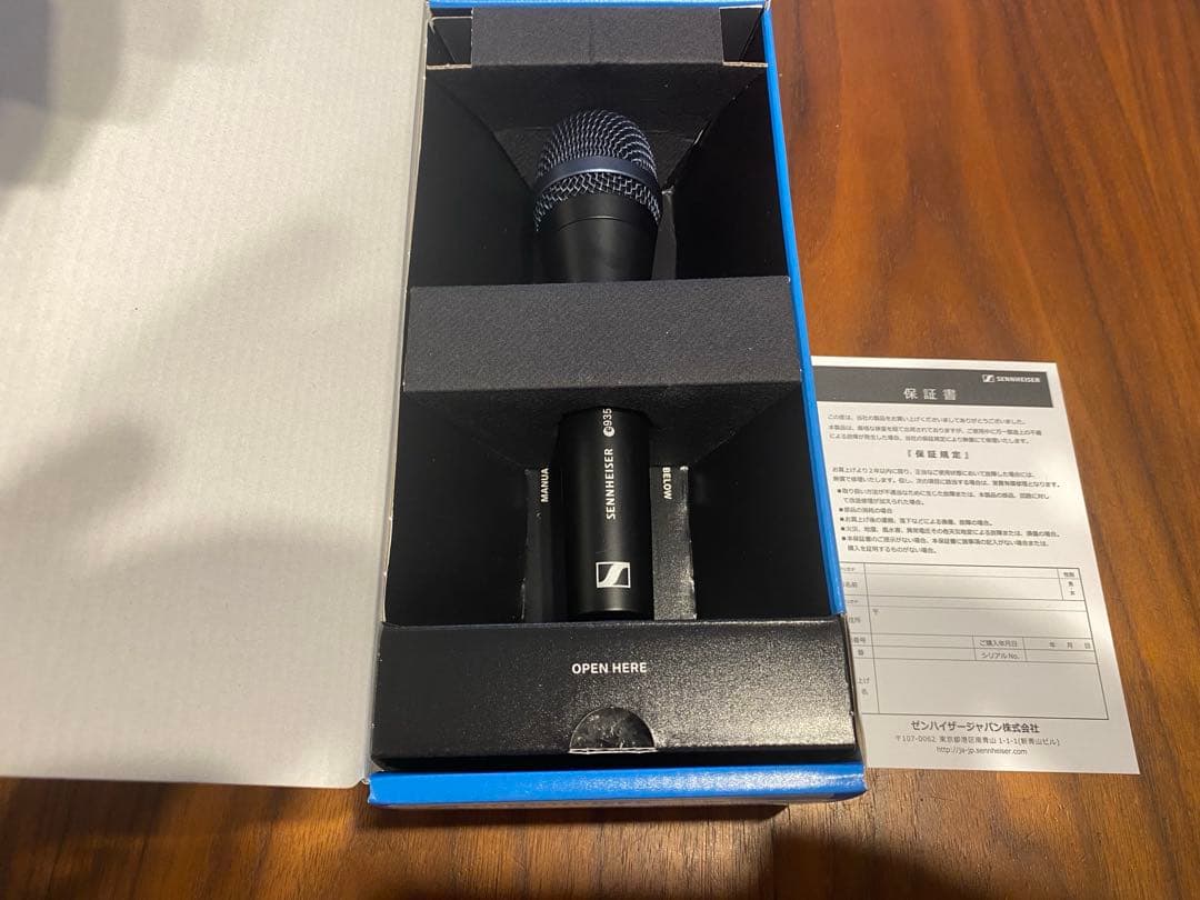 【ほぼ未使用】Sennheiser e935 ボーカルマイク ゼンハイザー