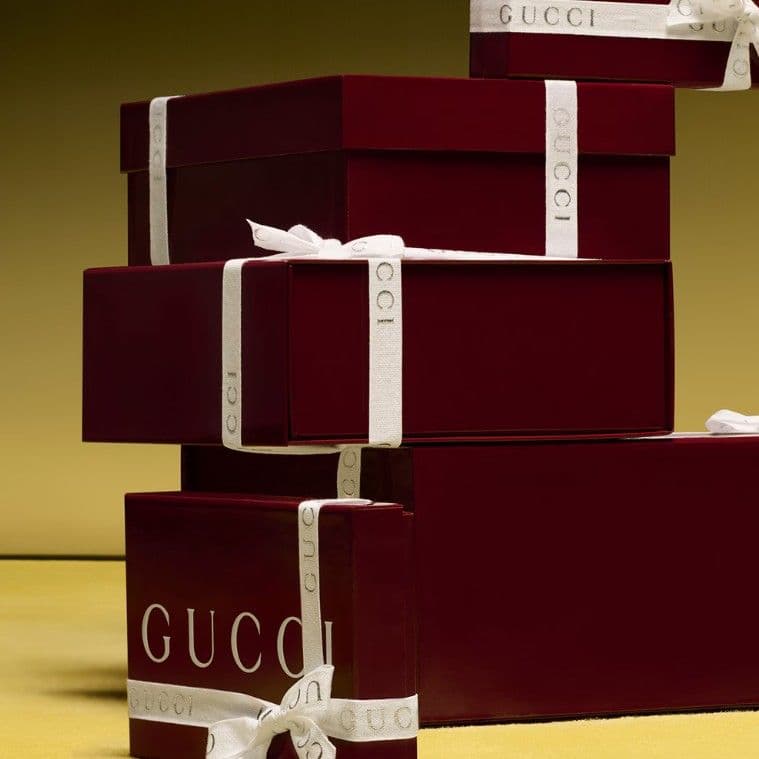 ❤美品箱付き❤GUCCI マフラー ストール スカーフ❤ホワイト&ベージュ❤