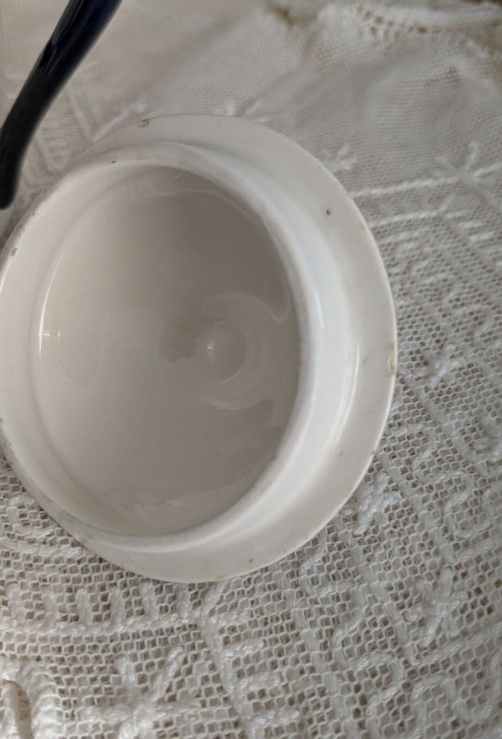 クレイユモントロー HBCM バスク柄 Bearn シュガーポット フランス